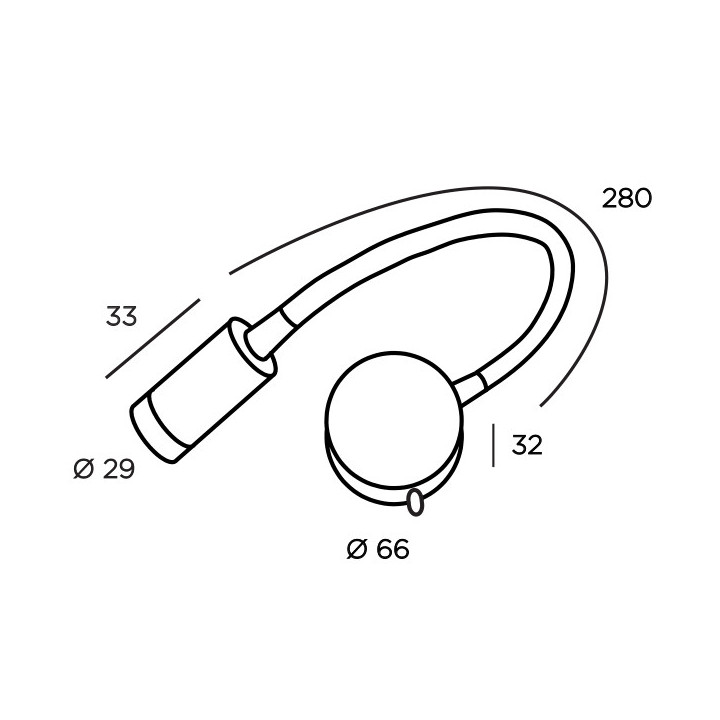 Kinkiet BPM Lighting OKUMA LED, biała- sanitbuy.pl