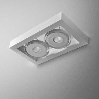 Kinkiet AQForm Cadra 111x2 QRLED, biały mat- sanitbuy.pl