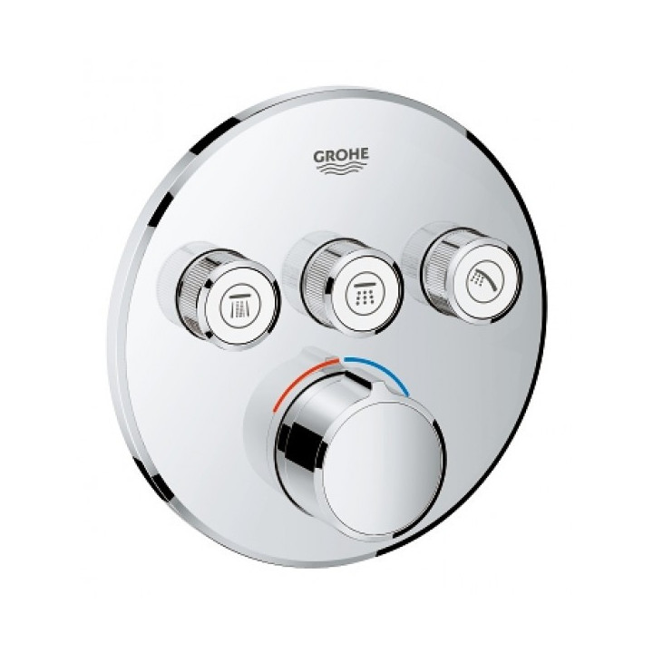 Bateria wannowa Grohe SmartControl podtynkowa do 3 wyjść wody, chrom- sanitbuy.pl