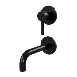 Bateria umywalkowa Omnires podtynkowa, czarna- sanitbuy.pl