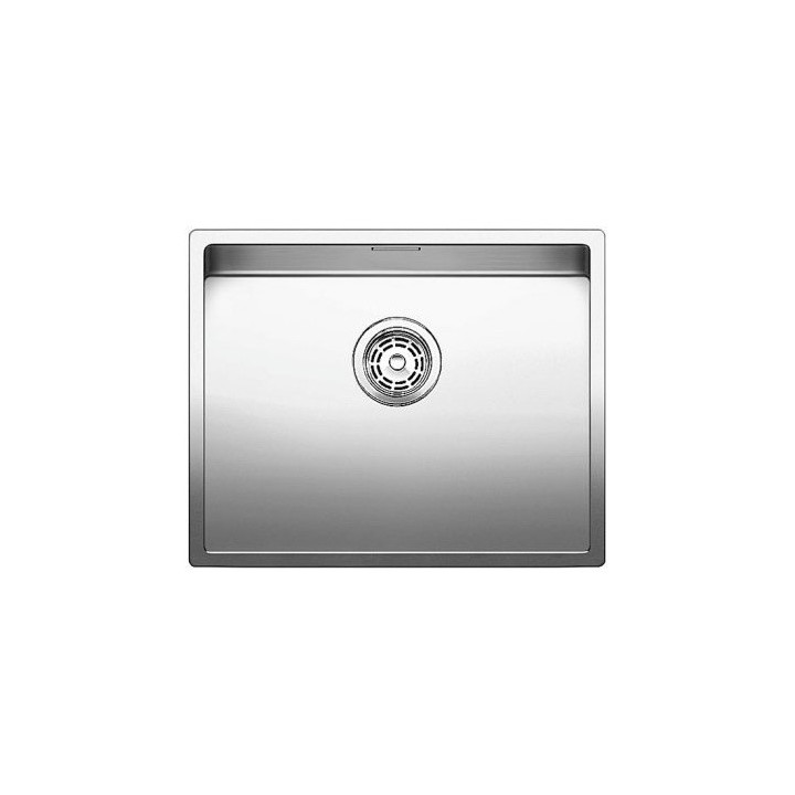 Zlewozmywak stalowy jednokomorowy Blanco Claron 450-U 49x44 cm podwieszany, bez korka automatycznego, stalowy - sanitbuy.pl