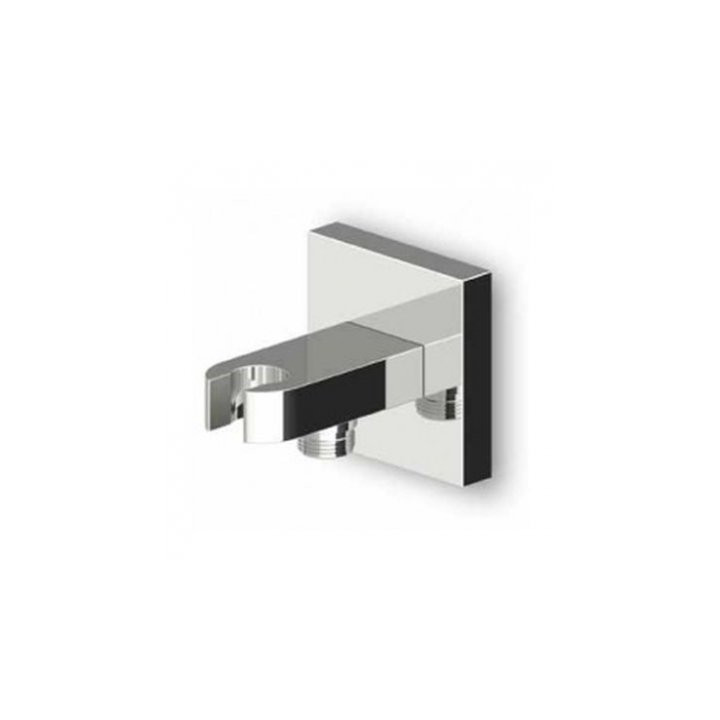 Zucchetti Isy uchwyt słuchawki, biały matowy, gofrowany- sanitbuy.pl