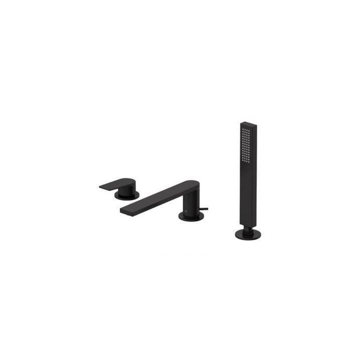 Bateria bidetowa Tres Project Tres czarna - sanitbuy.pl