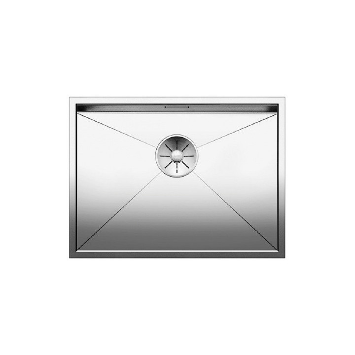 Zlewozmywak stalowy jednokomorowy Blanco Zerox 500-U 54x44 cm podwieszany bez korka automatycznego, stalowy - sanitbuy.pl