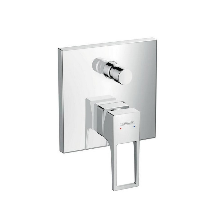 Bateria wannowa Hansgrohe Metropol jednouchwytowa z uchwytem loop podtynkowa z system zabezpieczającym, chrom- sanitbuy.pl