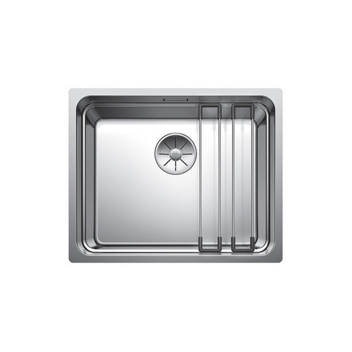 Zlewozmywak stalowy jednokomorowy Blanco Etagon 500-IF 54x44 cm z korkiem automatycznym, stalowy - sanitbuy.pl