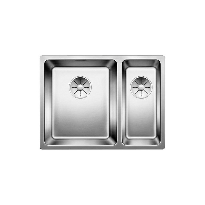 Zlewozmywak stalowy półtorakomorowy Blanco Andano 340/180-IF 58,5x44 cm prawa komora, z korkiem automatycznym, stalowy - sanitbu