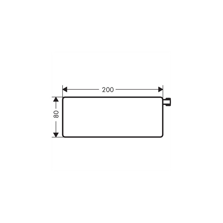 Mydelniczka dodatkowa Hansgrohe Casetta'E biały/chrom- sanitbuy.pl