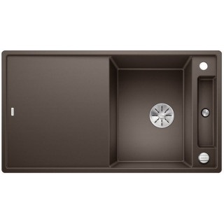 Zlew konglomeratowy + deska drewniana AXIA III 5 S Blanco Silgranit InFino 470x915 mm muszkat- sanitbuy.pl