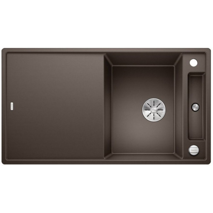 Zlew konglomeratowy + deska drewniana AXIA III 5 S Blanco Silgranit InFino 470x915 mm muszkat- sanitbuy.pl