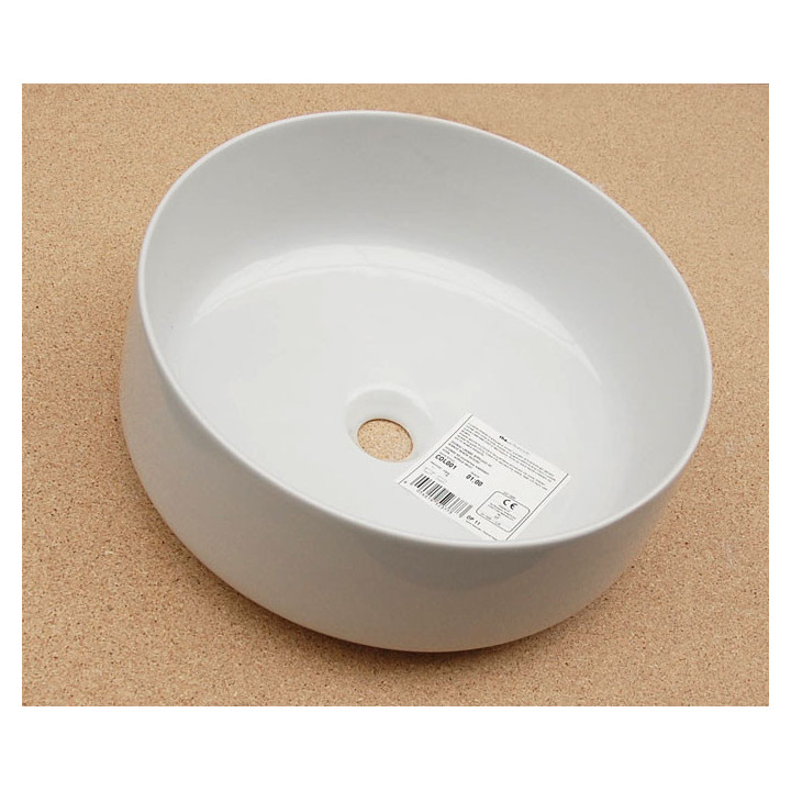 Umywalka 42 cm nablatowa biały mat Art Ceram Cognac- sanitbuy.pl