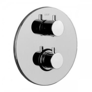 Bateria wannowa Paffoni podtynkowa termostatyczna 2-drożna, chrom- sanitbuy.pl