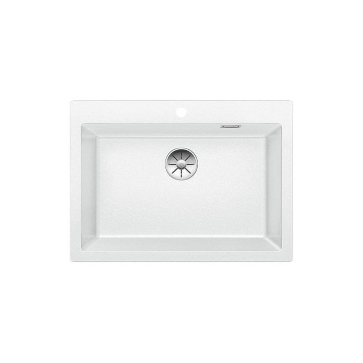 Blanco Pleon 8 Zlewozmywak granitowy Silgranit PuraDur jednokomorowy 70x51 cm bez korka automatycznego, perłowoszary- sanitbuy.p