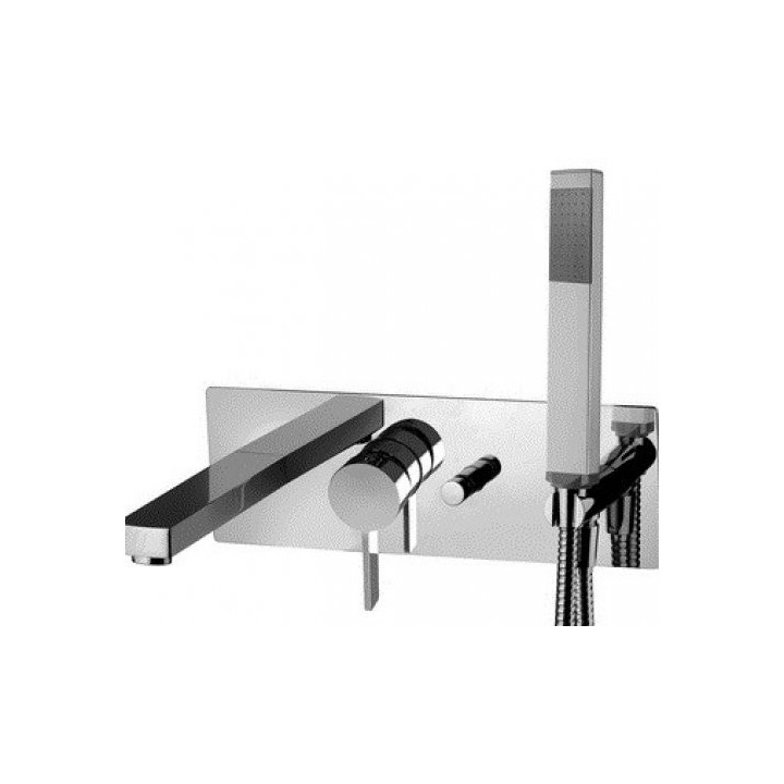 Bateria wannowa Paffoni Rock podtynkowa zespolona, chrom- sanitbuy.pl