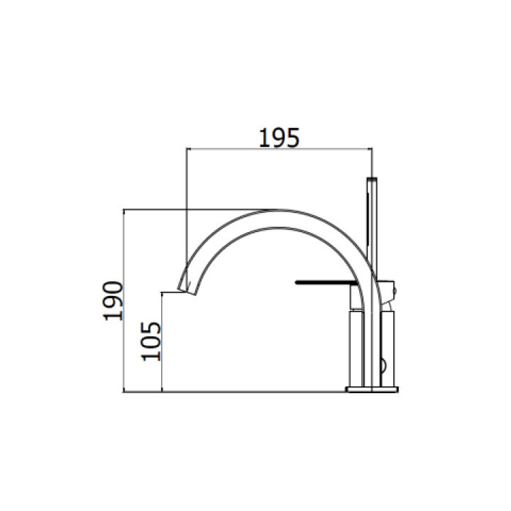 Bateria wannowa Paffoni Tango 3-otworowa, chrom- sanitbuy.pl