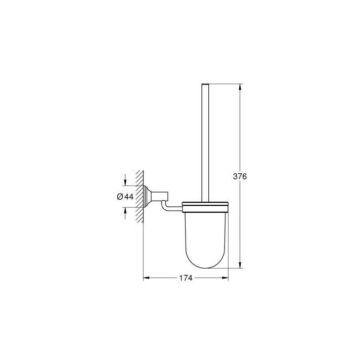 Grohe Essentials Authentic uchwyt na papier toaletowy chrom - sanitbuy.pl