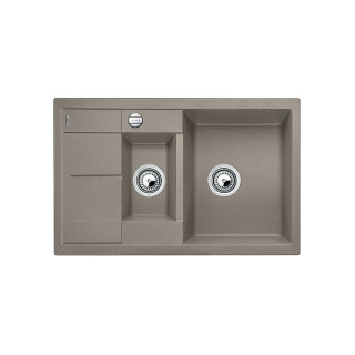 Zlewozmywak Do zabudowy 78x50 cm Blanco METRA 6 S Compact, szampan- sanitbuy.pl