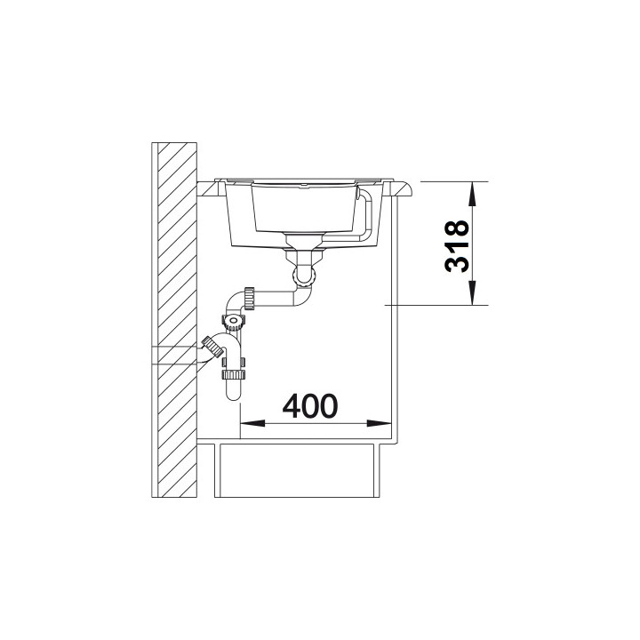 Zlewozmywak Do zabudowy 100x50 cm Blanco METRA 6 S, bez akcesoriów, perłowoszary- sanitbuy.pl