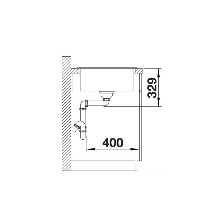 Zlewozmywak Blanco Legra 6S Compact, wpuszczany w blat, z ociekaczem, antracyt- sanitbuy.pl