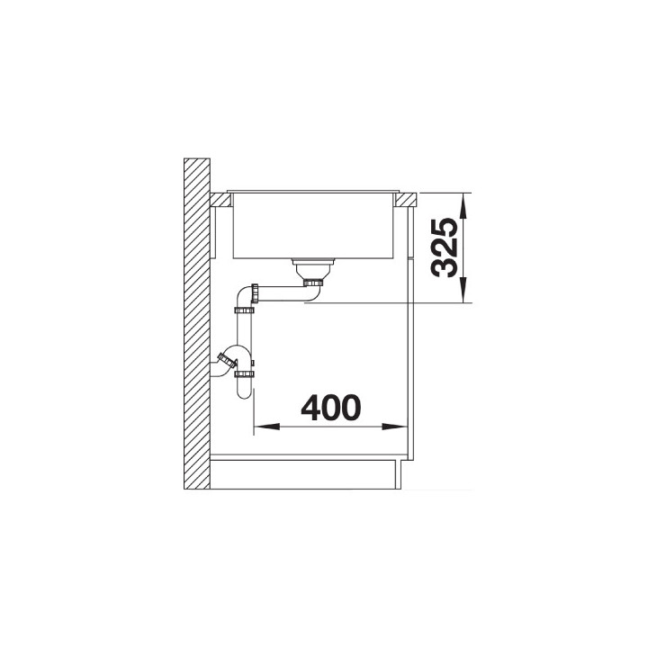 Zlewozmywak granitowy BLANCO ZIA XL 6 S Compact SILGRANIT PURADUR2 + korek automatyczny, szarość skały- sanitbuy.pl
