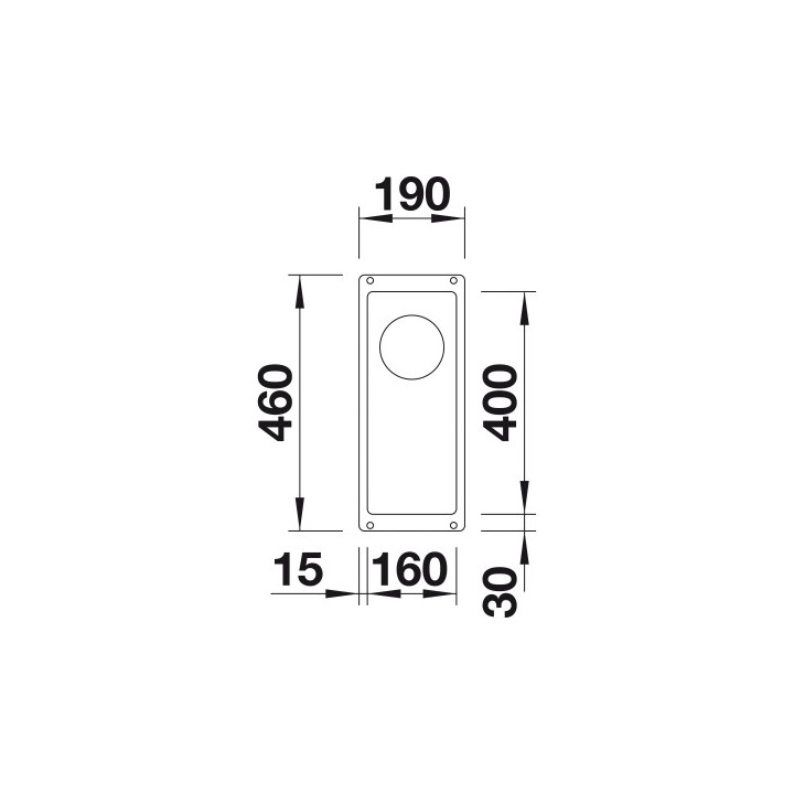 Zlewozmywak Blanco Subline 160-U Siligranit PuraDur 19x40cm bez korka automatycznego, muszkat- sanitbuy.pl