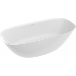Wanna wolnostojąca, Sanitti SETTE, 1700x820x600, syfon z przelewem, biały 