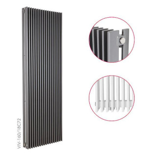 Grzejnik Instal-Projekt Afro New 161,4 x 40 cm - biały