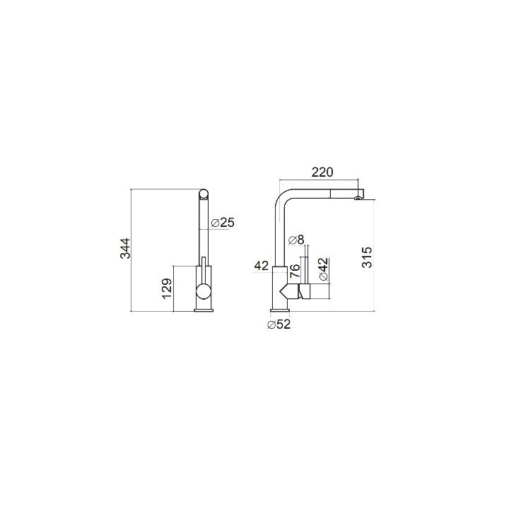 Bateria kuchenna Bergen Inox, czarny mat