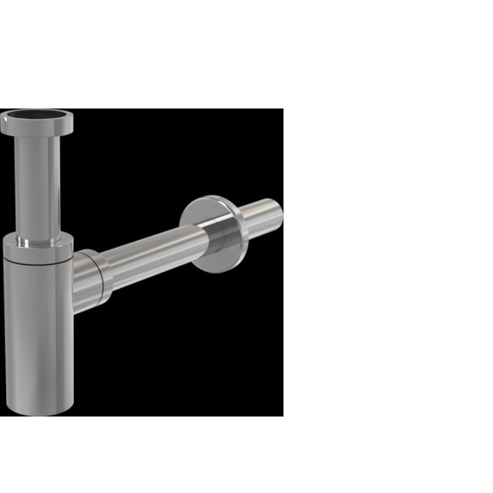 Alcaplast Półsyfon umywalkowy DN32 DESIGN, czarny-mat