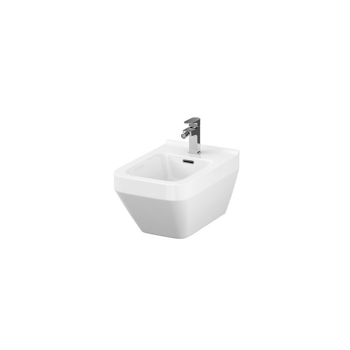 Bidet wiszący Cersanit Crea,  52x35,5 cm, z ukrytym mocowaniem, biały