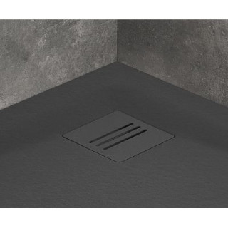 Kratka odpływowa Radaway Kyntos, antracyt