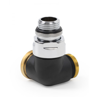 Zawór trójosiowy termostatyczny Terma, Prawy, GZ 24x19 - chrom