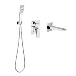 Zestaw wannowy podtynkowy punktowy Omnires Fresh