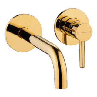 Bateria umywalkowa podtynkowa Omnires Y złoto