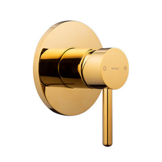 Bateria prysznicowa podtynkowa Omnires Y złoto