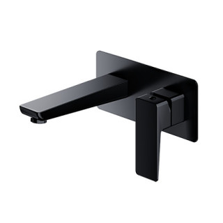 Bateria umywalkowa podtynkowa Omnires Parma czerń