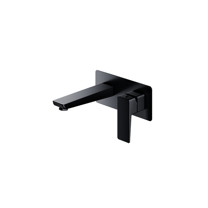 Bateria umywalkowa podtynkowa Omnires Parma czerń