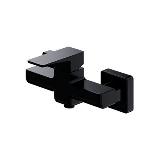 Bateria prysznicowa natynkowa solo Omnires Parma czarny mat