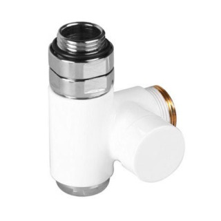 Zawór zintegrowany Terma LEWY satyna (gwint zewnętrzny)- sanitbuy.pl