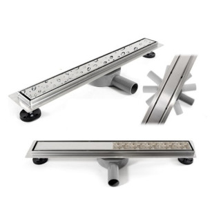 Rea Neo&Pure PRO odpływ liniowy 70 cm z kołnierzem