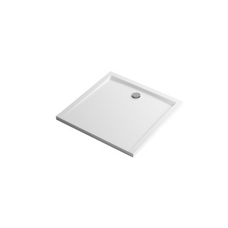 Brodzik kwadratowy niski Excellent Forma 80x80mm akrylowy biały- sanitbuy.pl