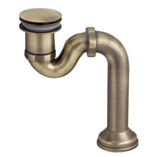 Syfon wannowy ozdobny Omnires chrom