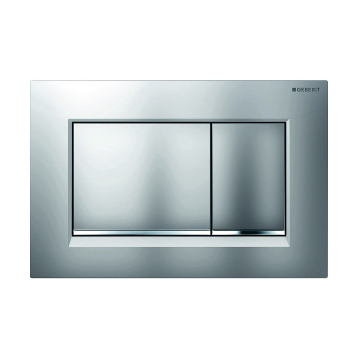 Przycisk uruchamiający Geberit Sigma30, do spłukiwania dwudzielnego, chrom 