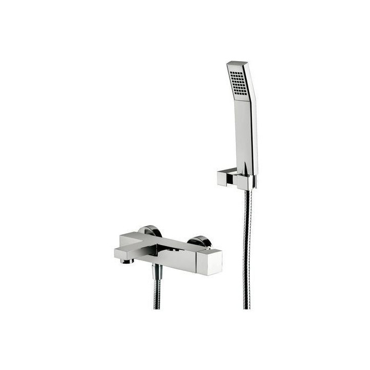 Bateria wannowa Paffoni Elle, ścienna, chrom (komplet)