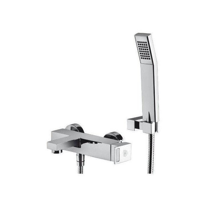 Bateria wannowa Paffoni Effe, ścienna, chrom (komplet)