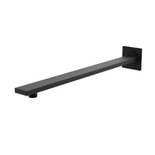 Ramię ścienne do deszczownicy, Kohlman, 40 cm, czarne