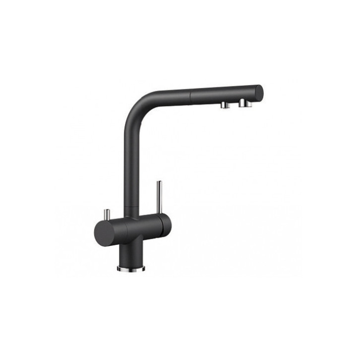 Bateria kuchenna Blanco Fontas-S II, wyciągana wylewka, dwuobwodowa, antracyt