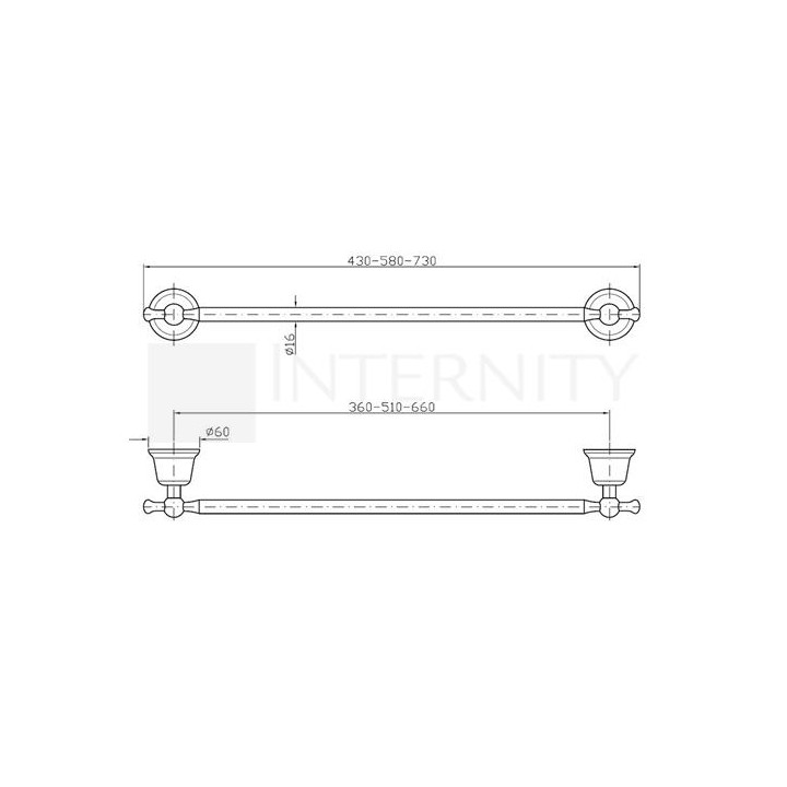 Uchwyt na ręcznik Delfi Zucchetti- sanitbuy.pl