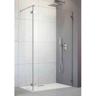 Skrzydło boczne wahadłowe 40 cm, szkło przejrzyste