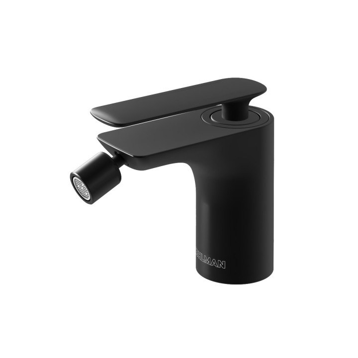 Bateria umywalkowa Kohlman Experience, jednouchwytowa, wylewka 108mm, czarny mat